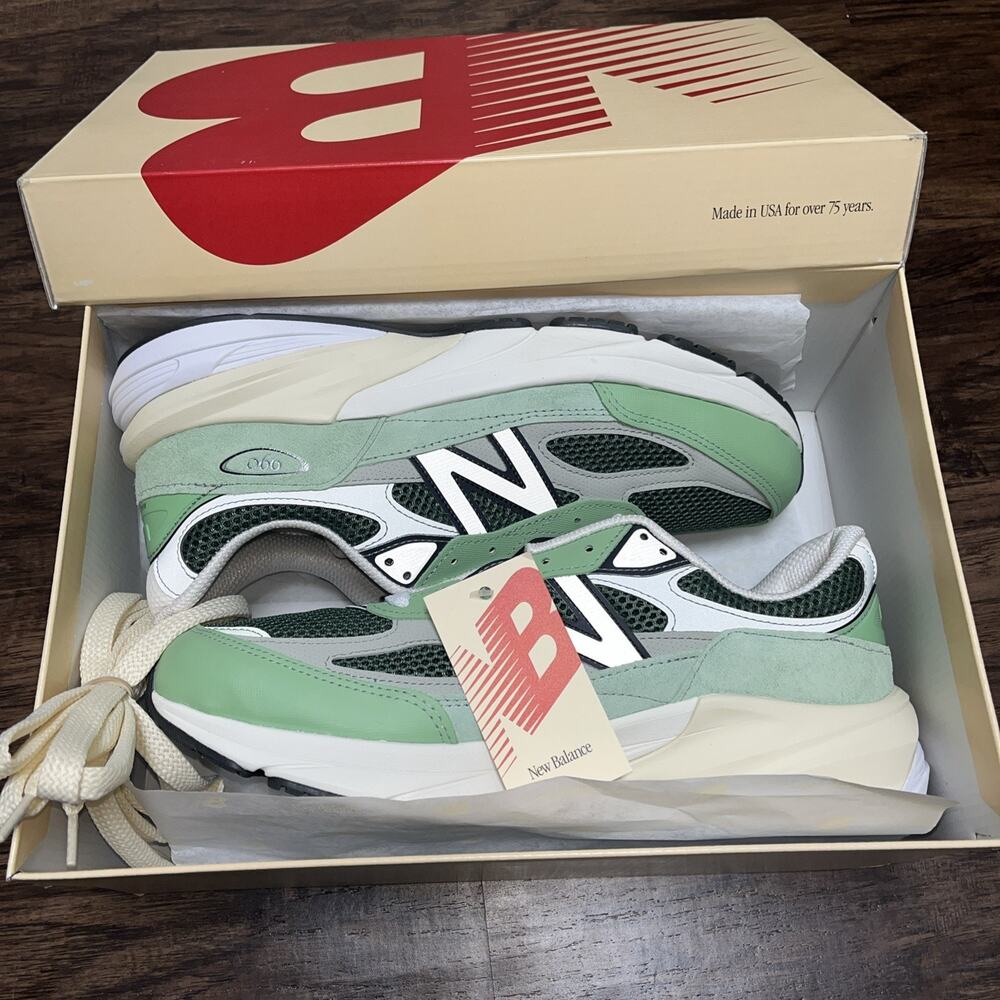 New Balance 990v6 Men's Shoes Size 12 Avocado Mint Sneakers Made In USA